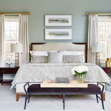 Stately Lake Lanier Home: Great Room, Dining Room and Master Suite Redesign