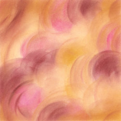 Rose Yellow Fuchsia Abstract Art - Fine Art Prints