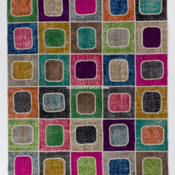 Patchwork style Up-cycled Handmade Rugs - Products