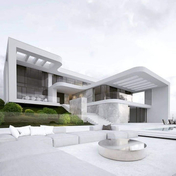 Modern villa design in Dubai