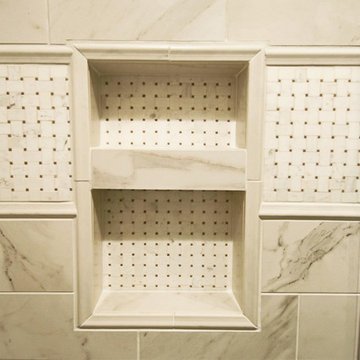 New West Bathroom Renovation - Shower niche