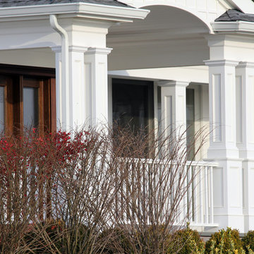 Recessed PVC Column Wraps