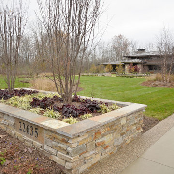 Smokey Gold Natural Thin Stone Veneer Container Garden