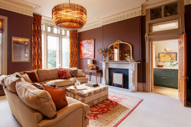 Traditional living room in Oxfordshire.