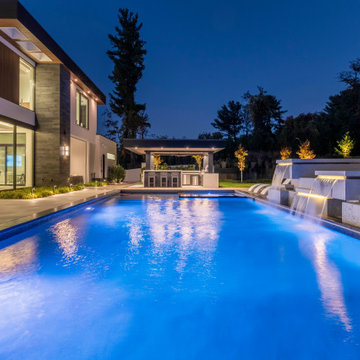 Modern Hillside Oasis