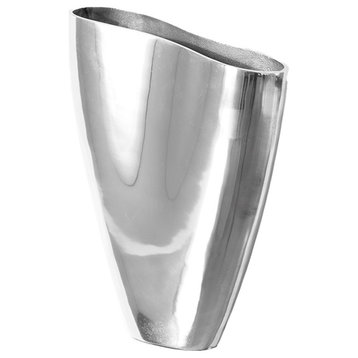 Serene Spaces Living Tulip Aluminum Vase, 3.5" Wide X 10" Long X 12" Tall