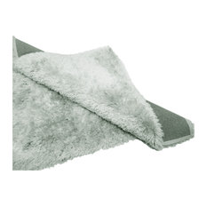 La Rug Snowy Shag 5' X 7' 3" Area Rugs With Light Grey Finish SN-54 0573