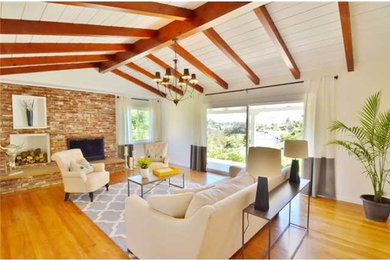 Example of a living room design in San Diego
