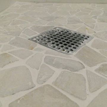 shower pan tiled