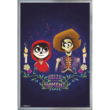 Coco Remember Me Poster, Silver Framed Version