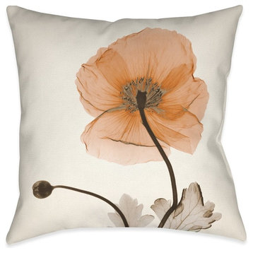 Poppy Harvest Decorative Pillow, 18"x18"