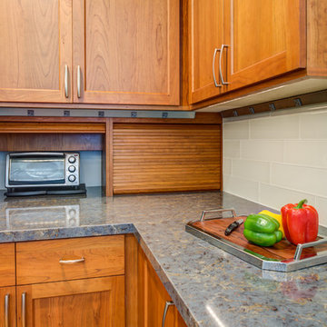 Dewils Stained Cherry Kitchen Designed by Cynthia Collins