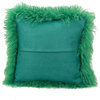 Magnolian Decorative Pillow, Green