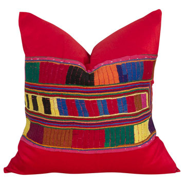 Janvi Indian Silk Decorative Pillow