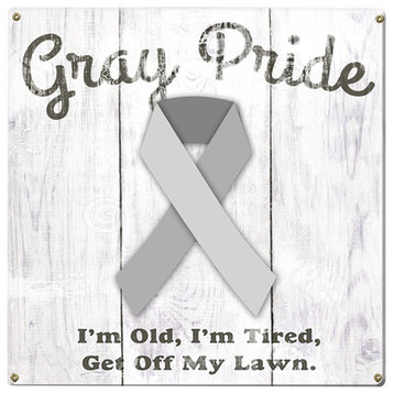Gray Pride, Classic Metal Sign
