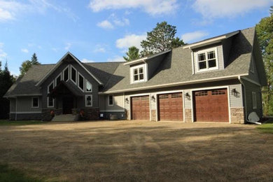 Inspiration for a craftsman garage remodel in Other