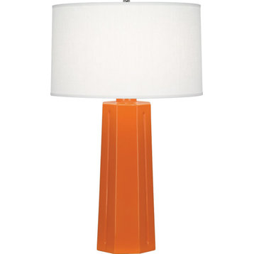 Mason Table Lamp, Pumpkin