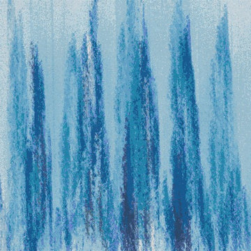 Blue Water Sparkle | Glass Mosaic | PIXL Mist Collection