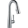 Delta Essa Single Handle Pull-Down Bar / Prep Faucet, Arctic Stainless
