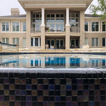 Linden Estates Travertine Poolscape