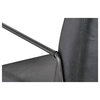 Dagwood Leather Arm Chair Onyx Black Leather