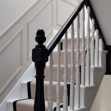 Victorian Hallway: Panelling & Bespoke Runner