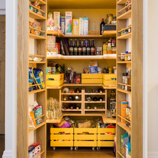 75 Beautiful Kitchen Pantry With Yellow Cabinets Pictures Ideas