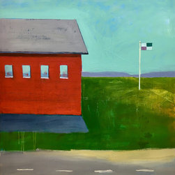 Paintings: "Red Barn Two" Archival Print - Fine Art Prints