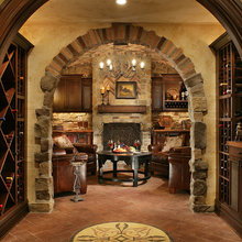 stone over archways