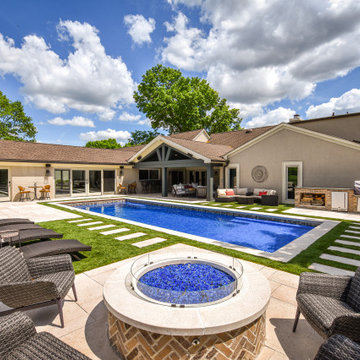 Etscorn Family 40' Illusion & Square Hot Tub