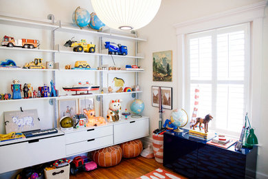 Inspiration for an eclectic kids' room in Nashville.