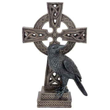 Celtic Cross With Crow