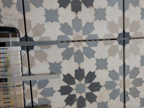 Grout Color For Cement Tiles, How To Grout Patterned Tiles