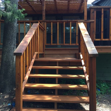Cedar Wood Deck & Arbor, Grapevine Lake, Grapevine