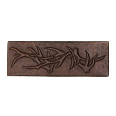 2" X 6" Antlers Design Copper Tile Liner (TL028)