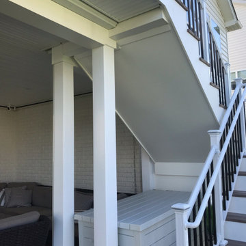 Azek Autumn Chestnut Deck and Patio in Monrovia
