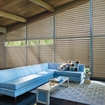 Hunter Douglas Roman Shades for Angled Windows