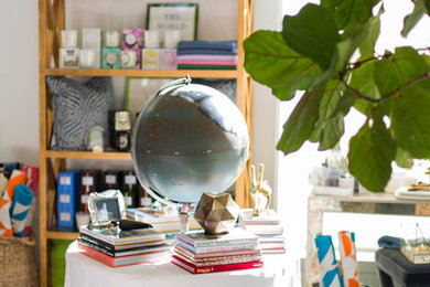Inspiration for an eclectic entryway remodel in Boston