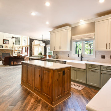Transitional Three-finish Kitchen Remodel Williamsburg, VA