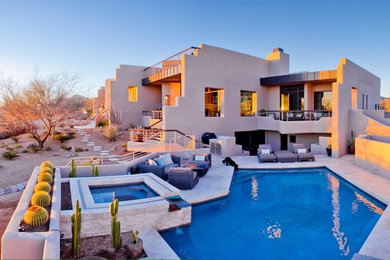 This is an example of a contemporary home in Phoenix.