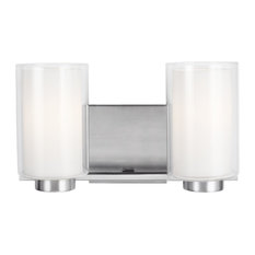 Offset Contemporary Bathroom Vanity Lighting | Houzz