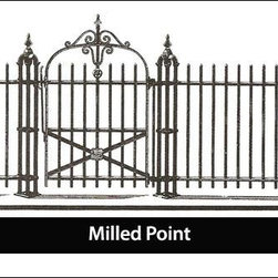 Milled Point Fence - Home Fencing And Gates