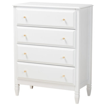 Jasmeen Traditional 4-Drawer Chest of Drawers