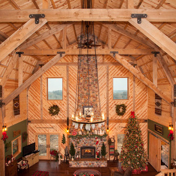 Holiday Gambrel Barn Home