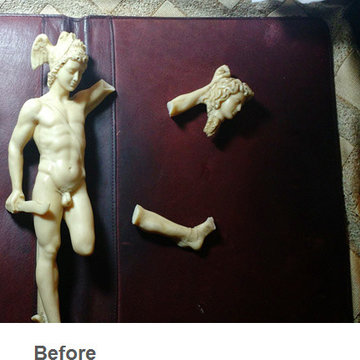 Broken Marble Statue Repair