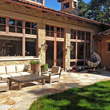 Stone used for outdoor living areas