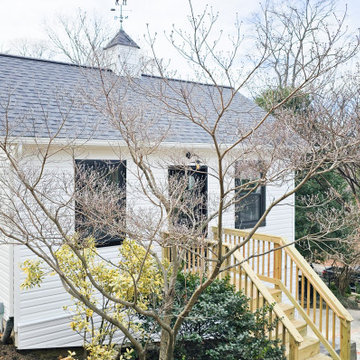 Alexandria, VA: Detached Car Garage with a Second Floor Workout Room