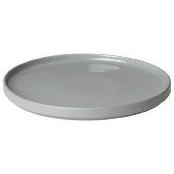 Pilar Dinner Plate, Set of 4, Mirage Gray, 11"