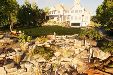 This is an example of a traditional landscaping.