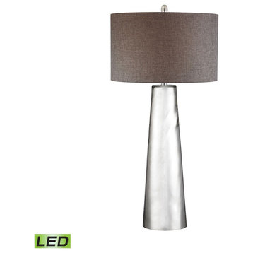 Elk Lighting D2779-LED Tapered Cylinder Lamp Silver Mercury